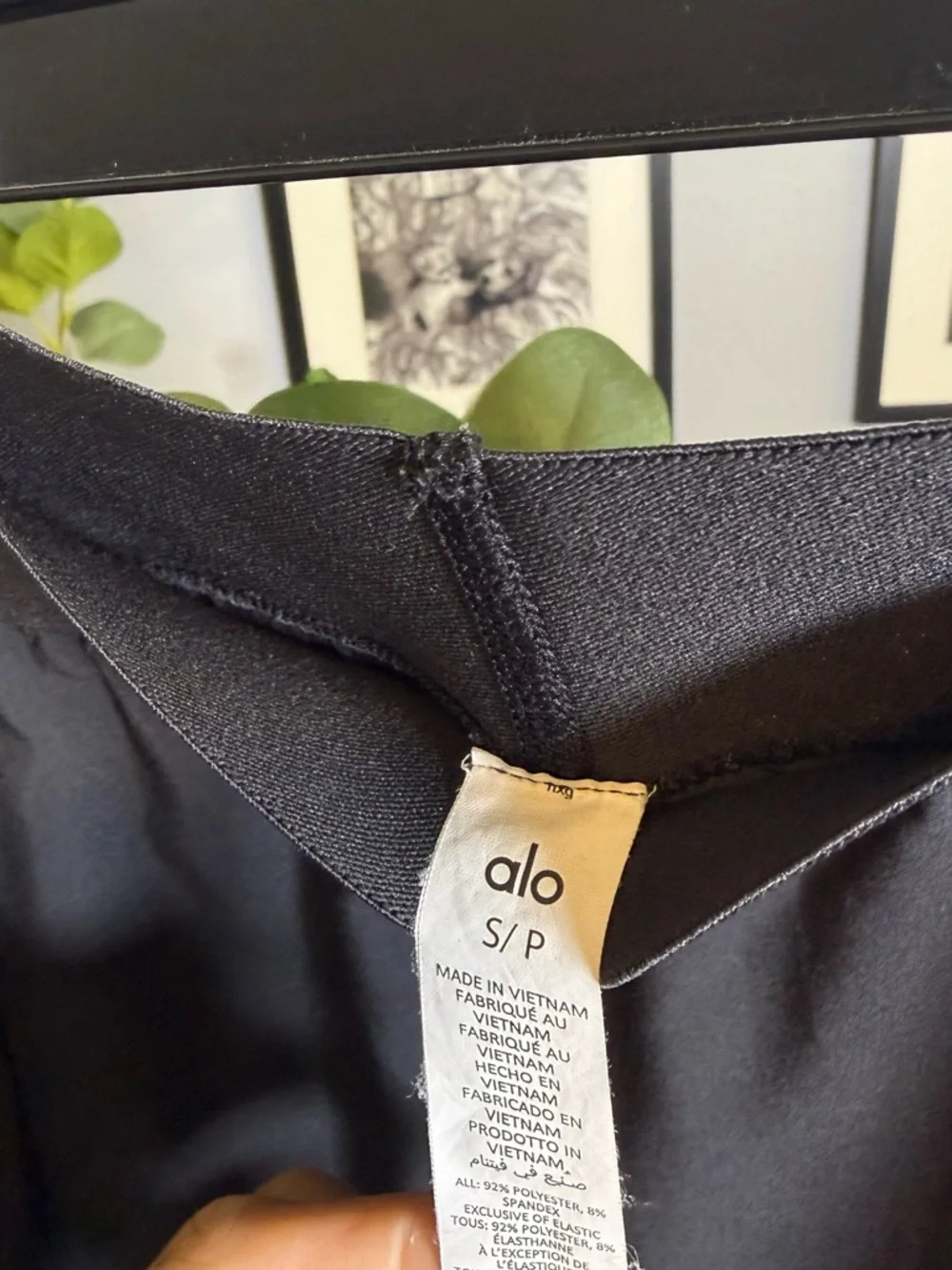 ALO Yoga Black Pleated Athletic Mini Skirt